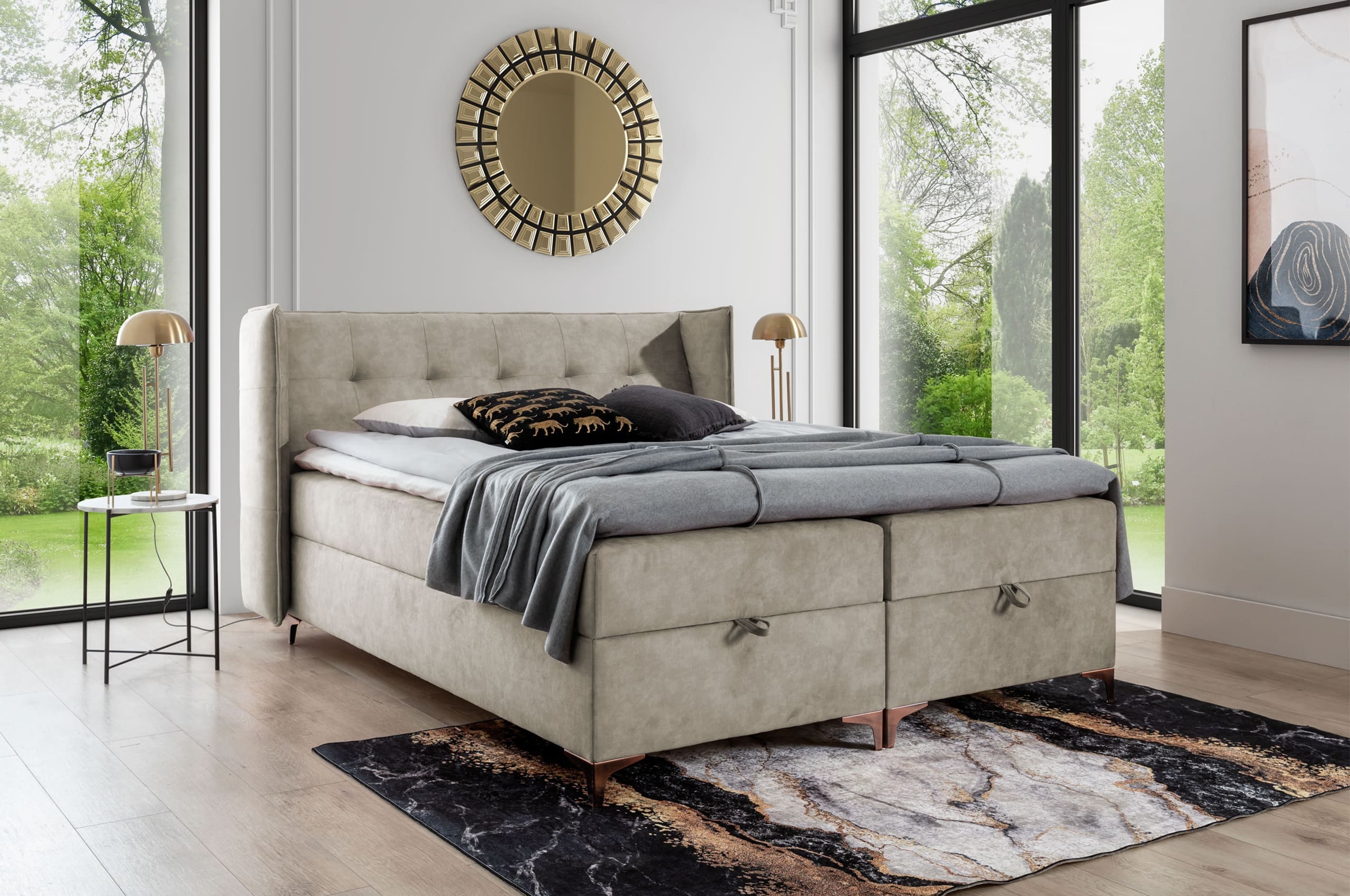 Boxspringbett Elysium mit Bettkasten Boxspringbett Elysium mit Bettkasten