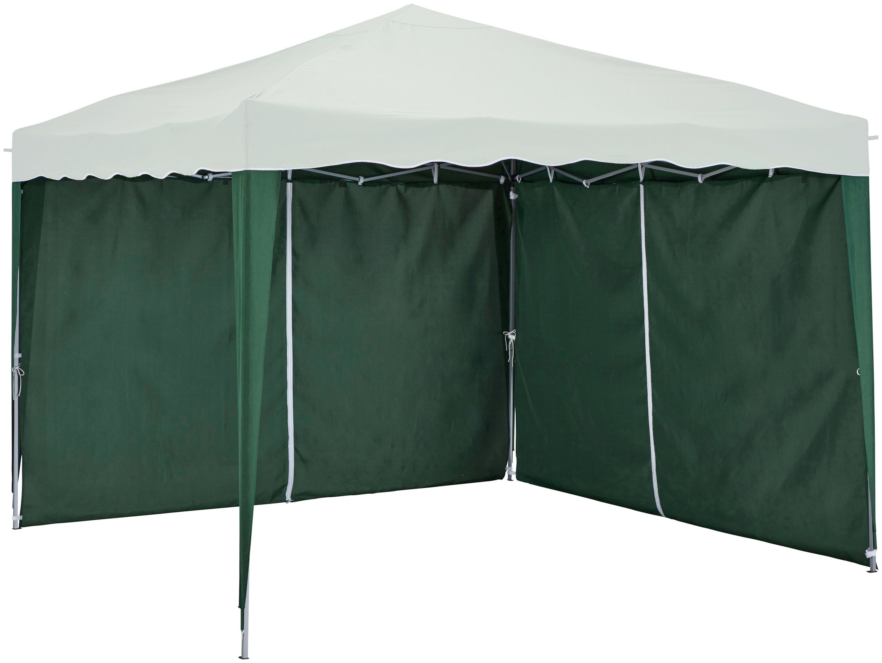 KONIFERA Pavillonseitenteil 2er-Set, 300x300 cm, grün