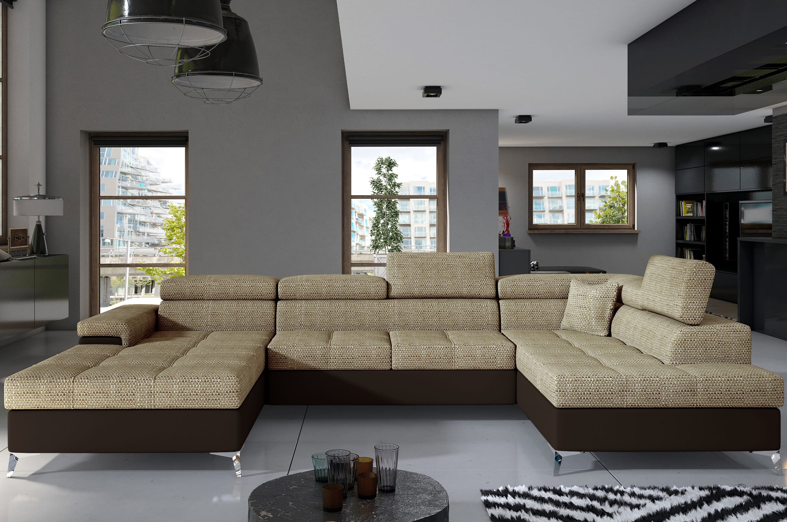 Beige/Mocca