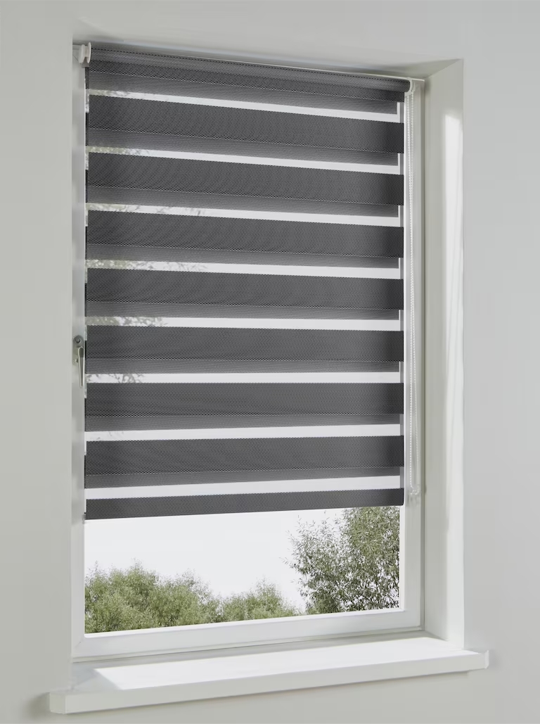 Doppelrollo Grau 90x150 cm  Doppelrollo Grau 90x150 cm