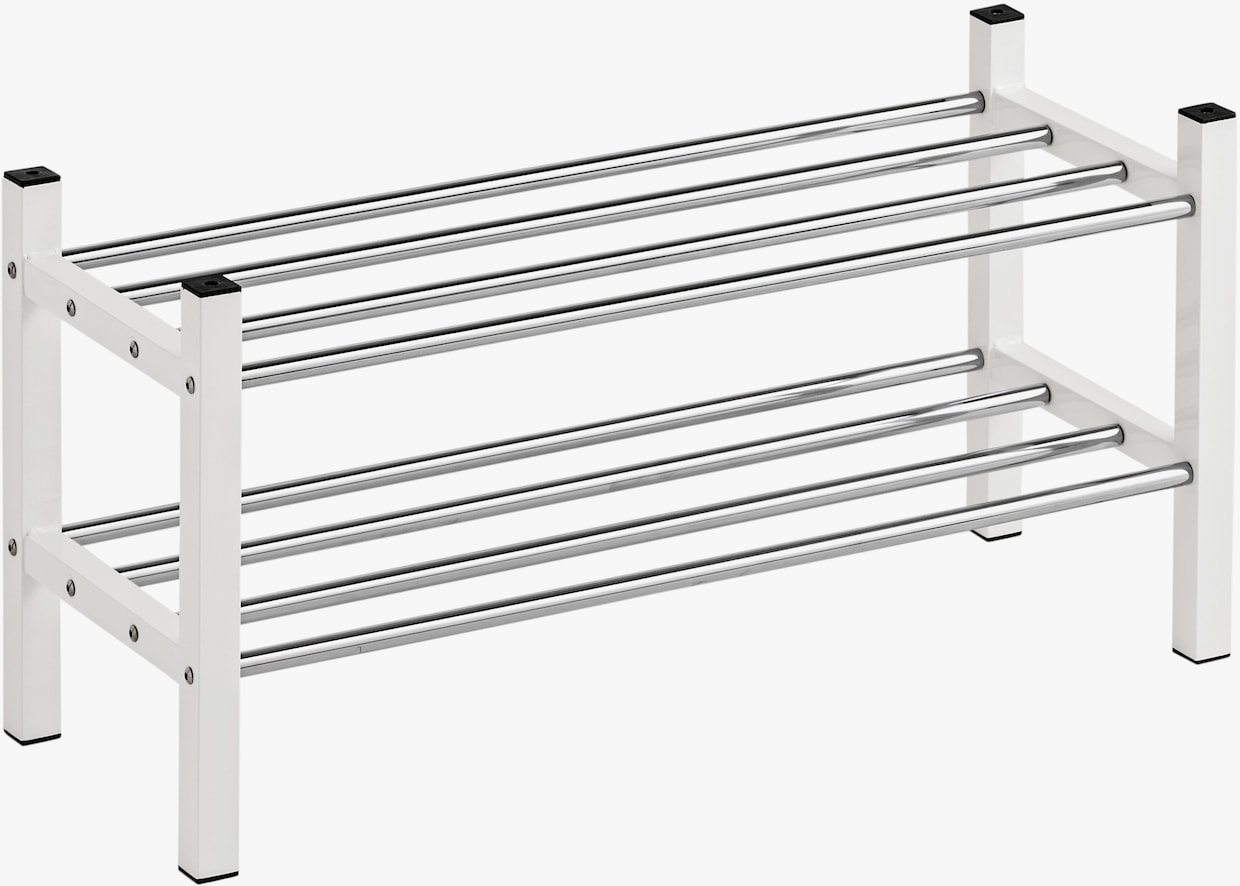 Bild 2 Schuhregal weiß Metall