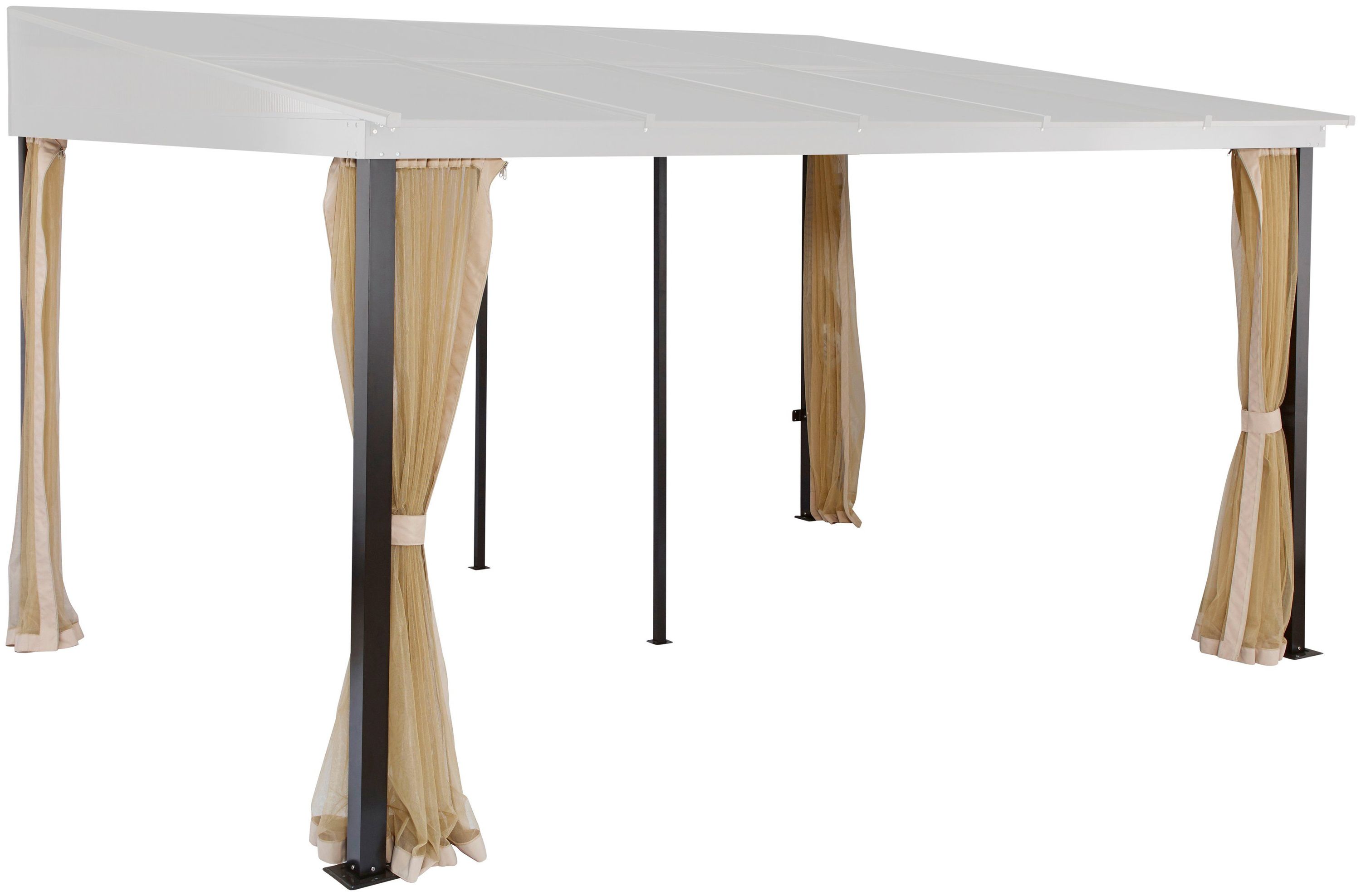 KONIFERA Pavillonseitenteil "Hawaii", 3er-Set, 300x400 cm