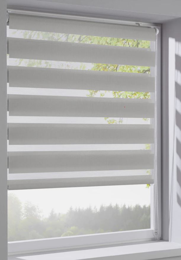 Doppelrollo in Grau 40x150 cm 