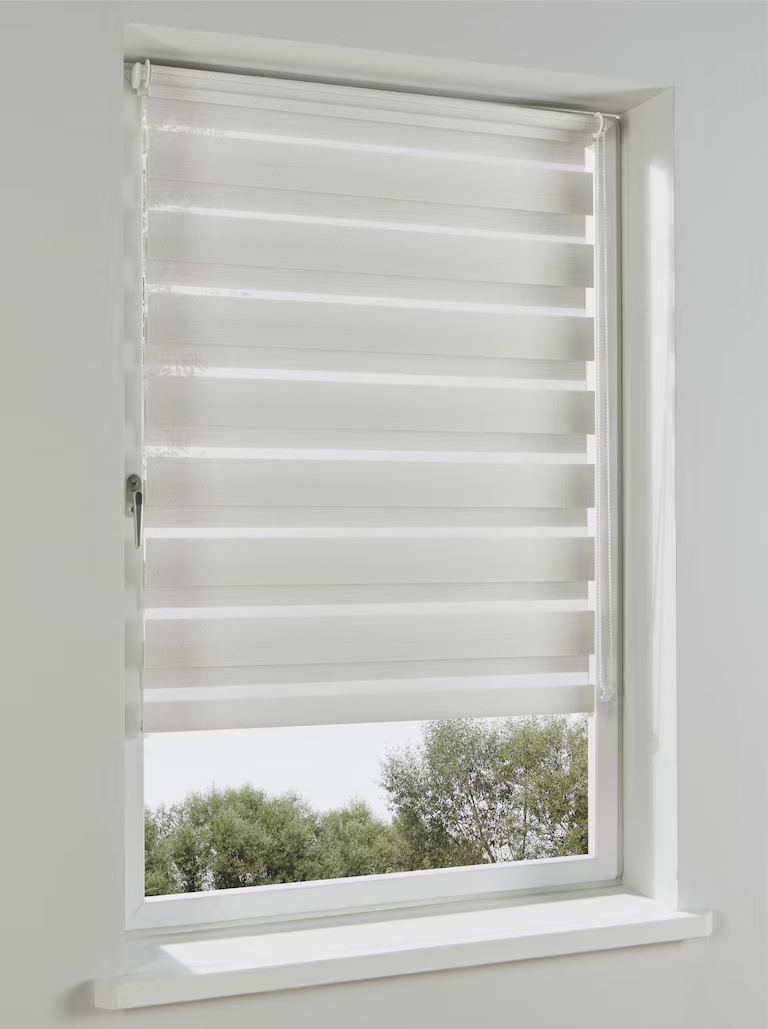 Doppelrollo 70x150 cm weiß Doppelrollo 70x150 cm weiß