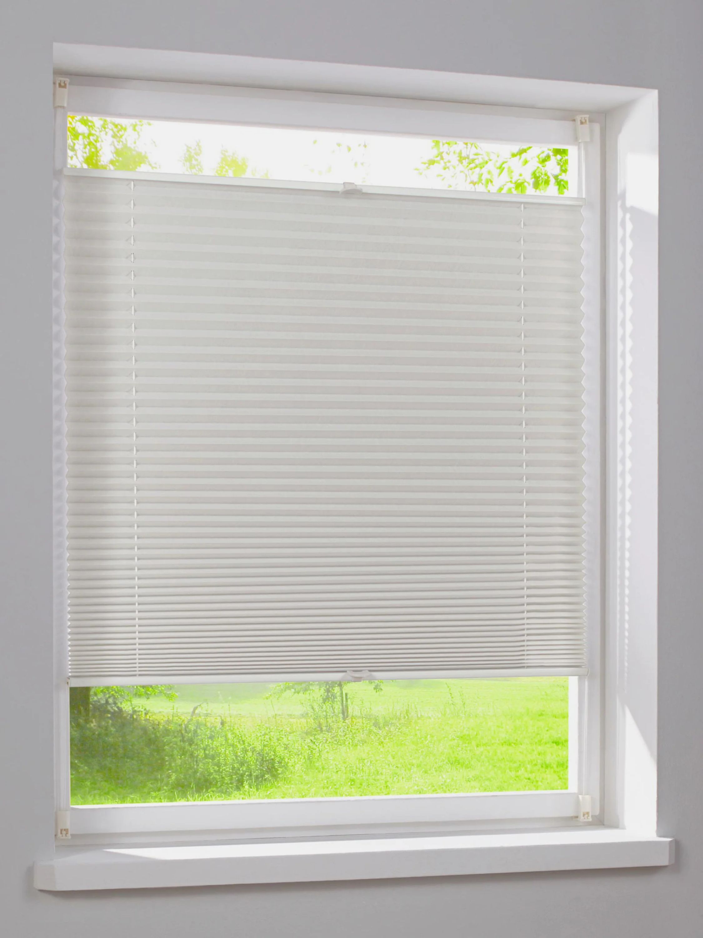Pliessee-Jalousie 120x130 cm weiß Pliessee-Jalousie 120x130 cm weiß