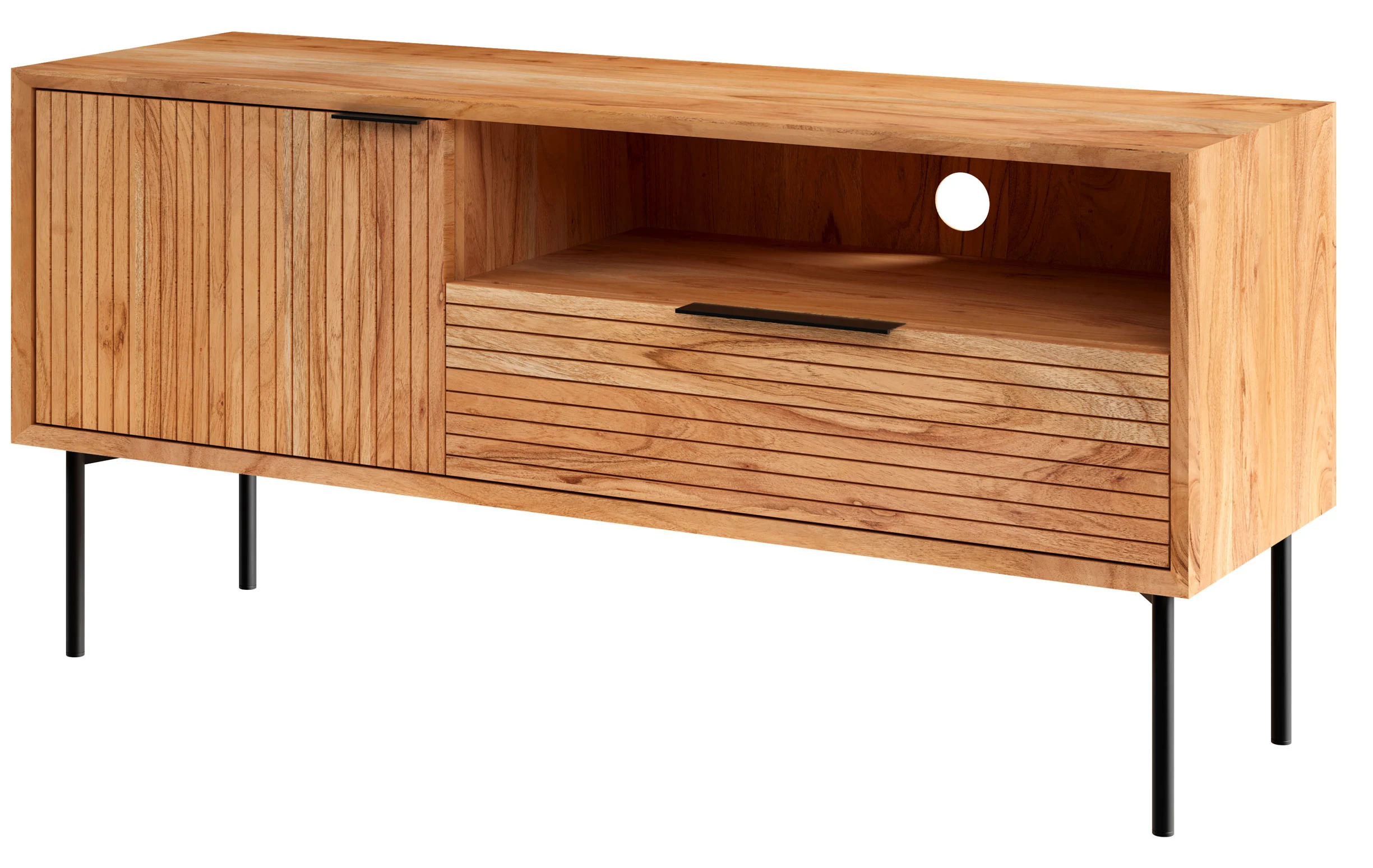 Lowboard Holz Akazie gewachst Lowboard Holz Akazie gewachst