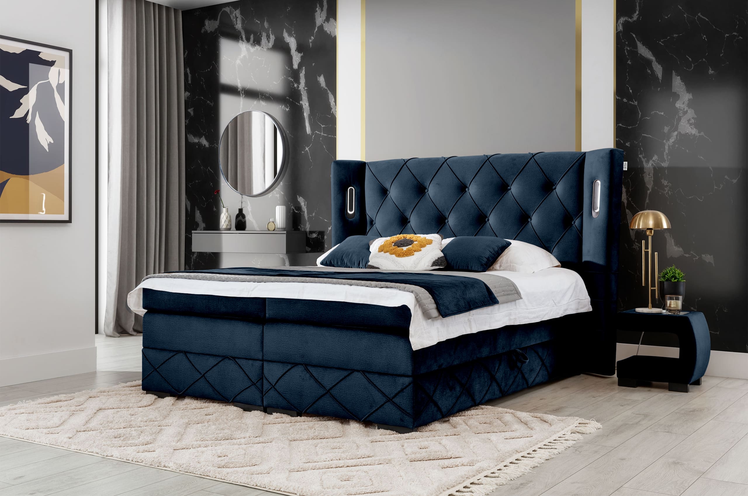 Boxspringbett Aurelia Lux mit Bettkasten Boxspringbett Aurelia Lux mit Bettkasten