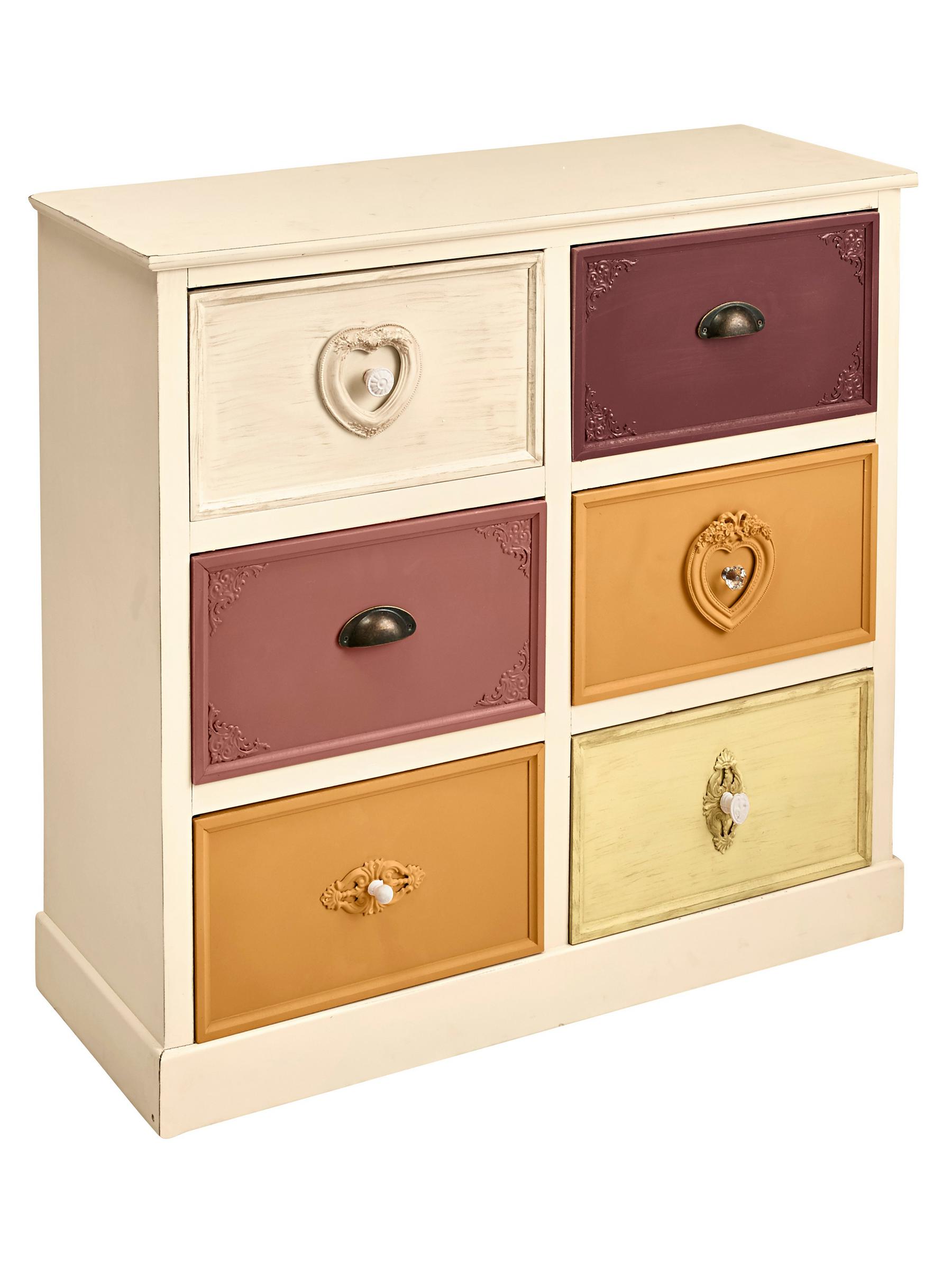 Heine Schubladenkommode mehrfarbig  Heine Schubladenkommode mehrfarbig