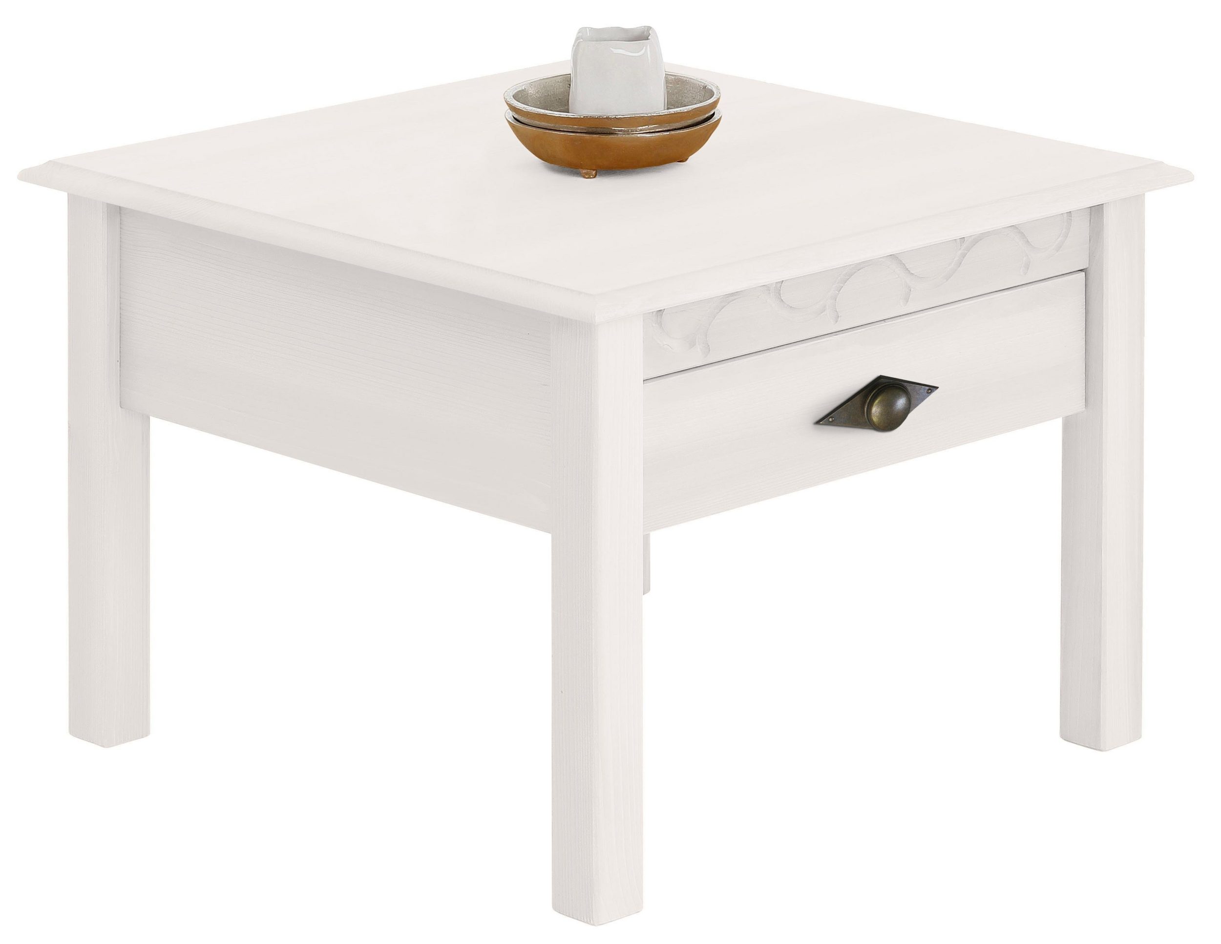 Couchtisch weiß Massivholz