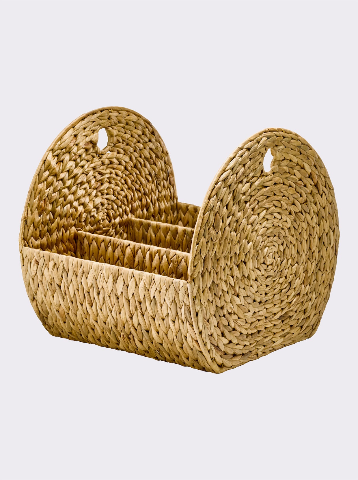 Bild 3 Zeitungssammler aus Wasserhyazinthe – Natur, 3 Fächer