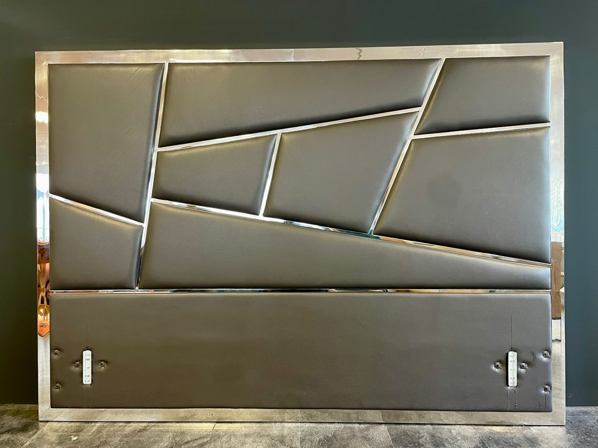 Kopfteil in Kunstleder abstrakt Kopfteil in Kunstleder abstrakt