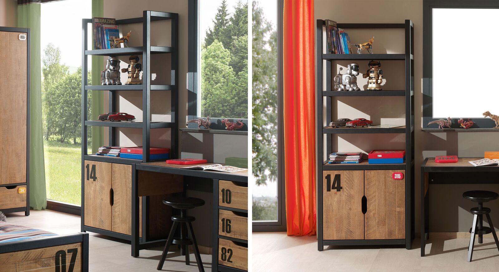 Regal im Industrie-Look  Regal im Industrie-Look