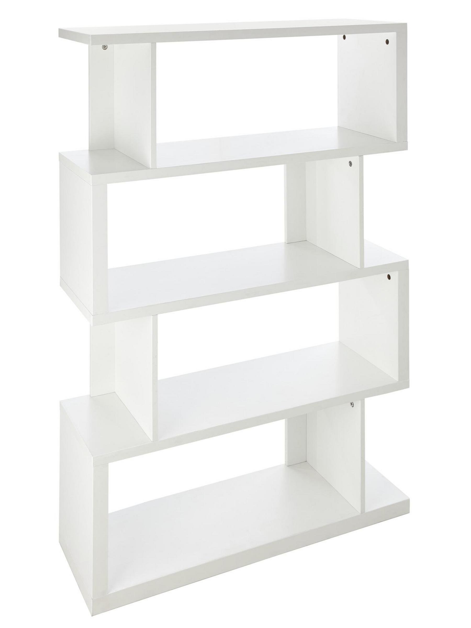 Regal weiß MDF 90x134x30 cm