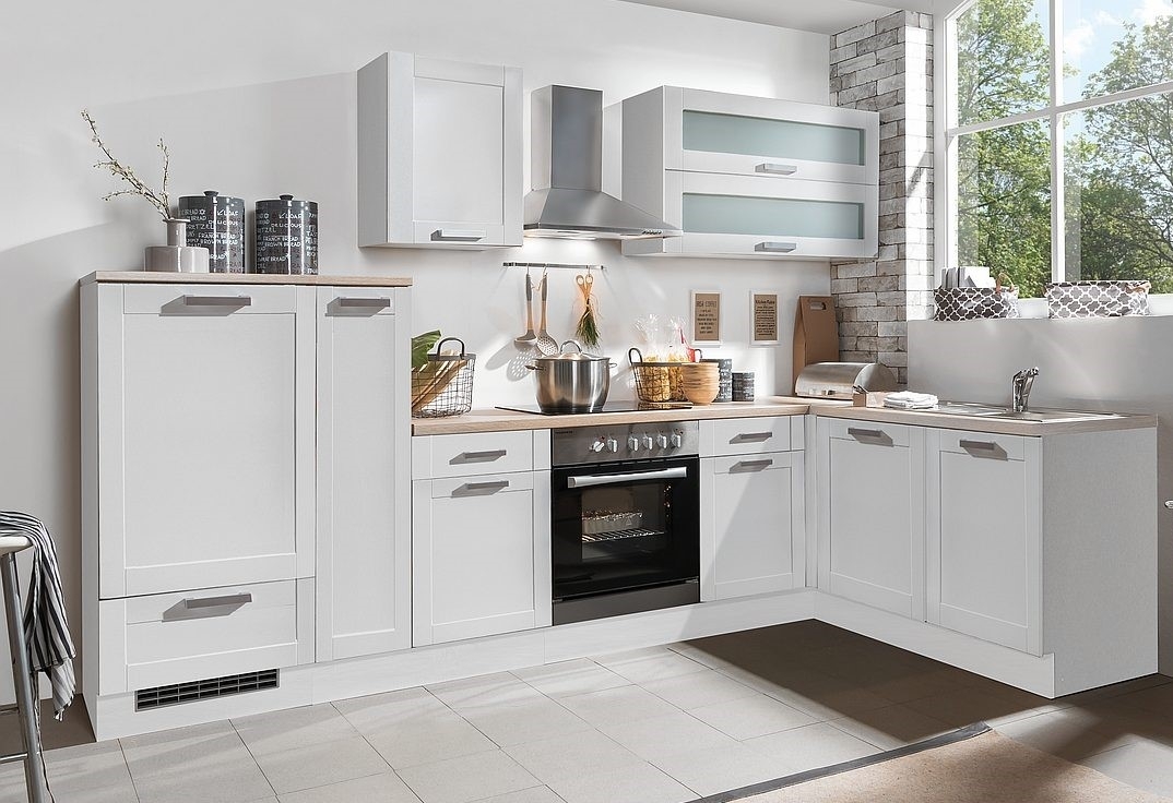 Eck-Küchenzeile Manix 310x170 cm in Weiß Eck-Küchenzeile Manix 310x170 cm in Weiß