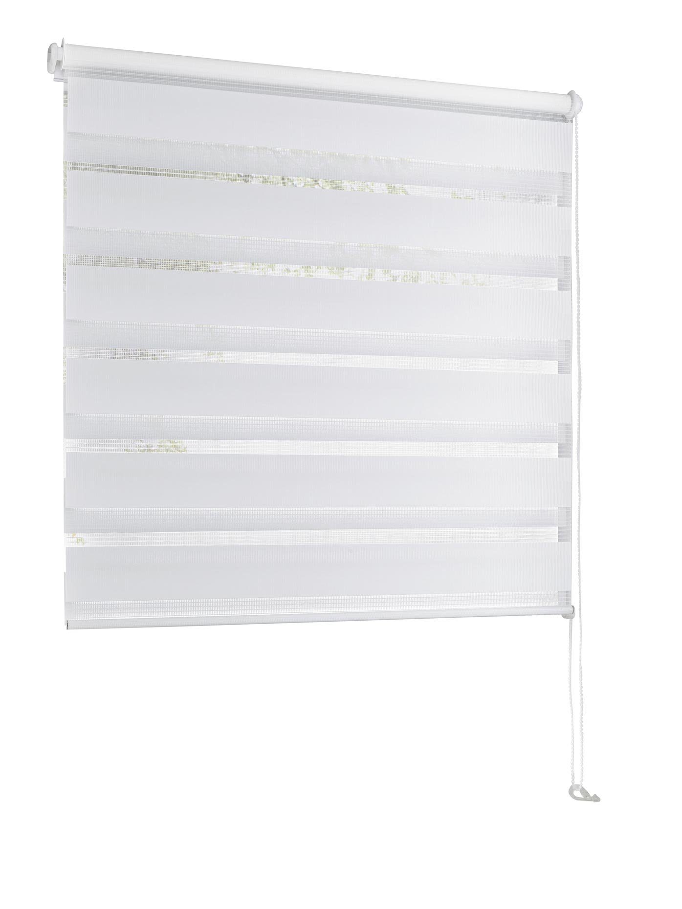 Doppelrollo 40x150 cm weiß Doppelrollo 40x150 cm weiß