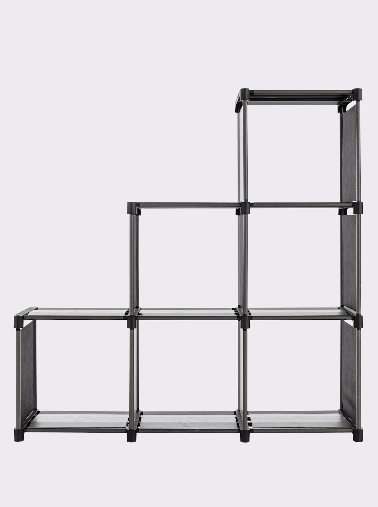 Bild 1 Regal mit Stecksystem, 6 Fächer, B 110 x H 110 cm